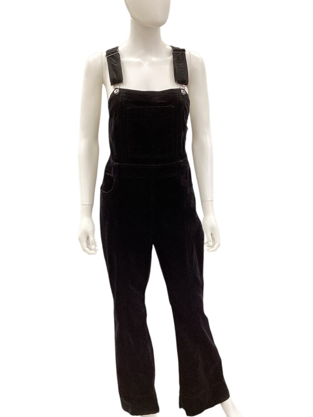 Pilcro - Anthropologie Jumpsuit/Overalls Women’s Size M Velvet Side Zipper Black